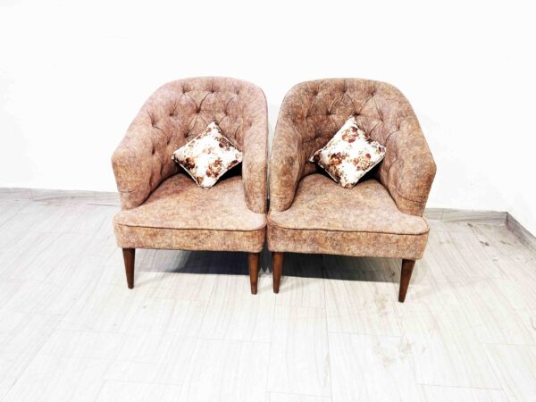 Fidel arm chairs Set of 2 with Coffee Table - Image 4