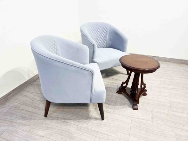 Adore Chairs Set of 2 with Coffee Table - Image 3